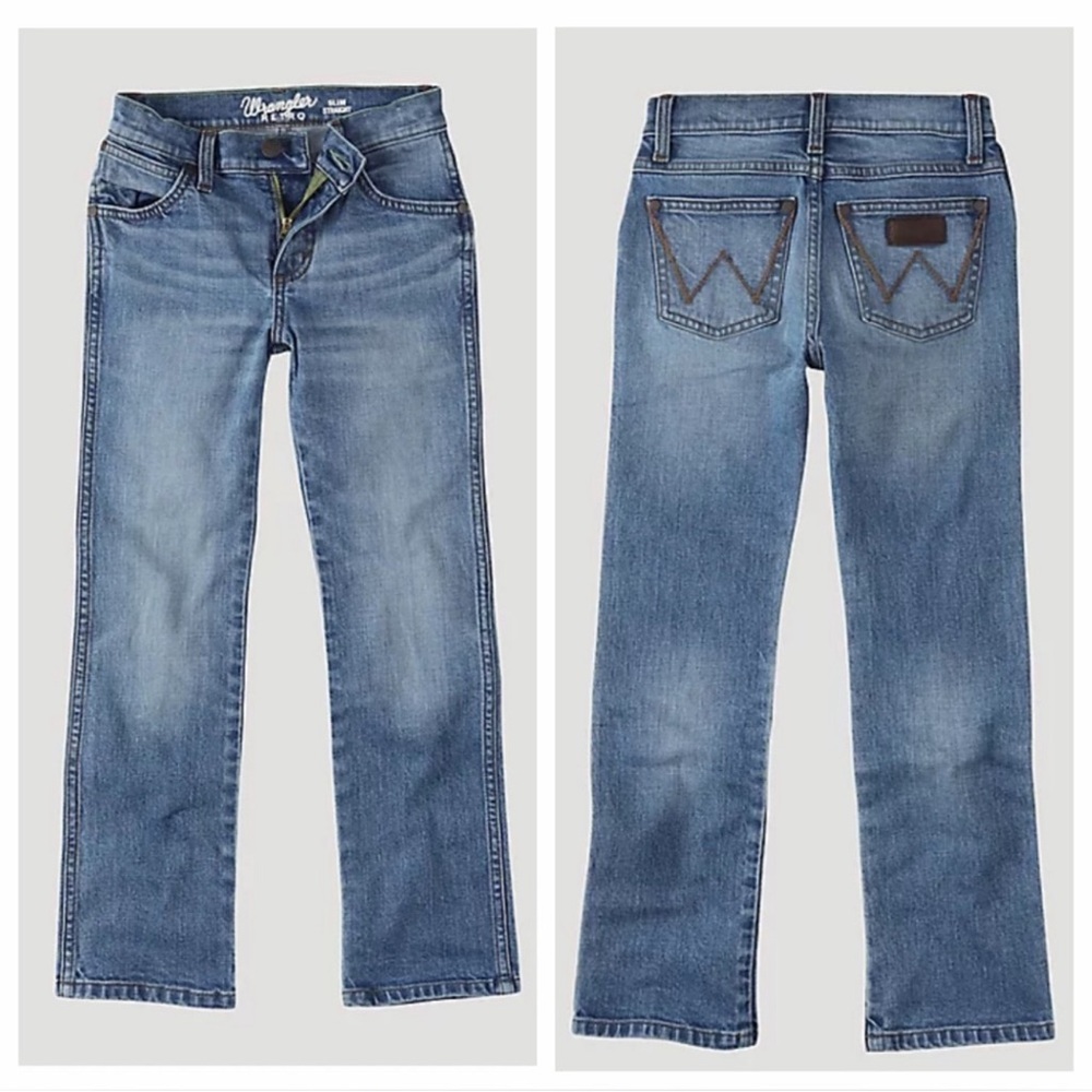 Wrangler Boy’s Retro Slim Straight Jeans